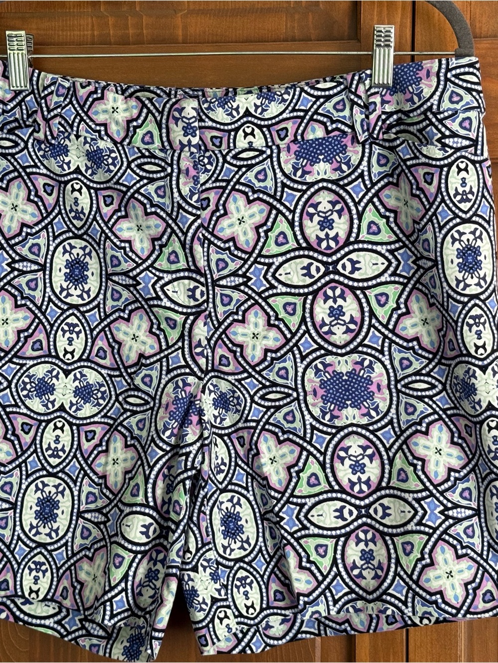 Talbots Multicolor Tile-Print Women's Shorts